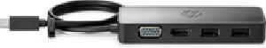 HP USB-C Reisehub G2 - Kabelgebunden - USB 3.2 Gen 1 (3.1 Gen 1) Type-C - Schwarz - China - Windows 10 - 107 mm